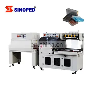 New Condition And Food Application Cling Film Wrapping Machine Automatic Liner Type Bottle Film Shrink Wrapping Machine thumbnail-1