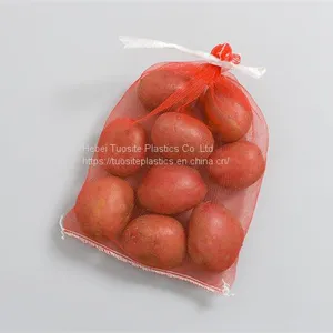 100% Virgin Polyethylene Mono Tubular Mesh Bag for Packing Vegetable Potato Mesh Sack thumbnail-1