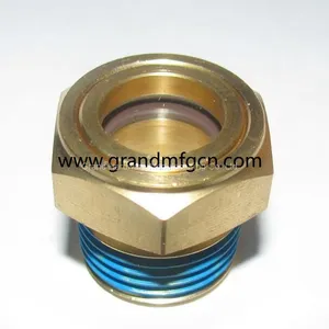 Gasketed Compressor Oil Sight Glass With Borosilicate Glass and Stainless Steel Reflector thumbnail-5
