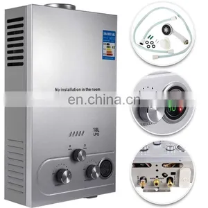 18L Wall Mounted Liquefied Gas Water Heater Household Intelligent Automatic Fast Water Heater Bath Equipment thumbnail-1