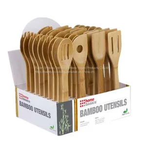 Bamboo Cooking Utensil Set Original Kitchen Utensils Set Wholesale Quality Cooking Tools thumbnail-1