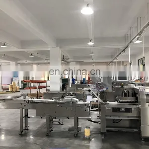 Ruipuhua High Quality Pie Crust/ Pancake/ Tortialla/ Pita Automatic Packing Packaging Flow Wrapping Machine thumbnail-4