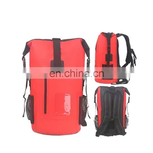 Custom Logo 15L 20L 25L 40L 50L 60L 80L Waterproof Dry Bag Backpack for Fishing Hiking Floating thumbnail-1