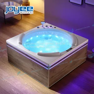 JOYEE Cheap On Sale Acrylic Spa 3 Person Circle Indoor Whirlpool Bathtub Massage Bathtub thumbnail-1