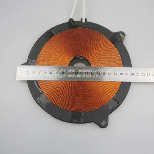 Large Power Round Bobbin Coil for Coffee Heater Microwave Heating Bobbin Inductor thumbnail-3