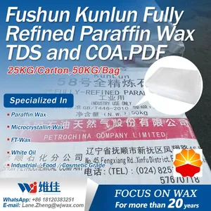 Fushun Kunlun Fully Refined Paraffin Wax TDS and COA.PDF thumbnail-1