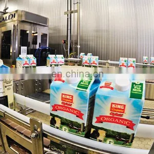 Full Automatic Vegan Longlife 1L Oat Milk Production Plant Machines thumbnail-4