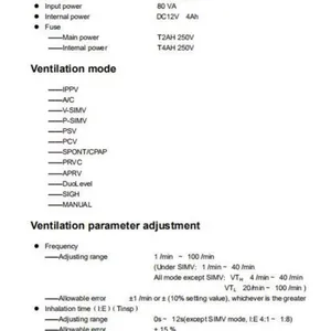 ICU Ventilator/Medical Ventilator thumbnail-5