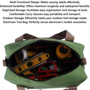 Waterproof Canvas Tool Bag thumbnail-5