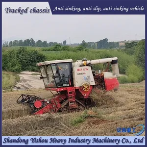 Modification of Triangle Anti Sinking Track Chassis Wheat Harvester thumbnail-4