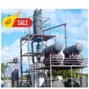 DY-D-0.1-14TPD Used Motor Engine Oil Distillation Machine Refine Crude Pyrolysis Oil to Diesel Refinery Plant thumbnail-1