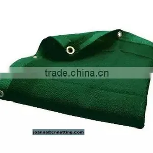(Green) Heavy Duty Mesh Tarp Net Sail Sun Shade Awning and Fence Screen Patio and Canopy Cover thumbnail-1