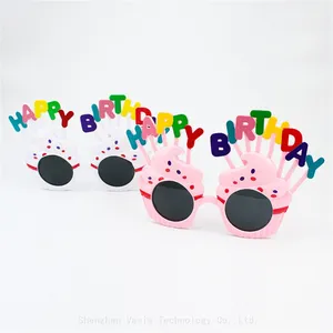 Factory Price Hot Selling Plastic Birthday Glasses for Children's Party Photo Props thumbnail-4