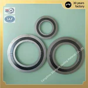 Wear-Resistant and Corrosion-Resistant Sealing Gasket SS304 Metal Graphite Spiral Wound Gasket thumbnail-4