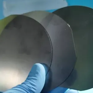 10*10*0.5 mm Semi P Grade 4H-N Semi SiC Chips Silicon Carbide Wafer thumbnail-2