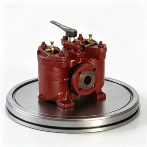 Duplex Switchable Oil Filter CB/T 425-94, Cast Iron Body, Stainless Steel Basket for Ship Fuel System thumbnail-2