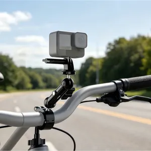 Action Camera Pole Mount for Motorcycle and Bike Gopro Cameras Accessories Kit thumbnail-3