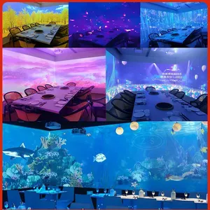 Immersive 5d Restaurant and Banquet Hall, Naked-eye 3d Holographic Exhibition Hall, Bar Wall and Floor, Ktv Interactive Projector thumbnail-3