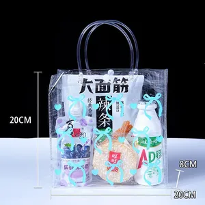 Durable Pvc Transparent Bag With Handle thumbnail-5