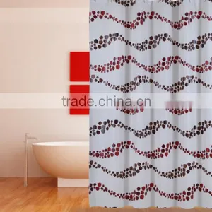 Dot Wave Shower Curtain thumbnail-1