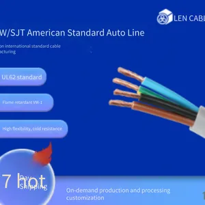 Sjtw/sjt 105°c 300v Ul62 Standard Automotive Wire, Flame Retardant, Highly Flexible, Waterproof thumbnail-1