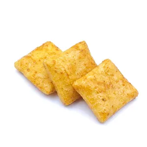 Innovative Non-fried Square Rice Snacks With Sweet Pineapple Teriyaki Seasoning for Private Label OEM Service thumbnail-3
