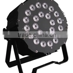 DMX Effect Auto Control System Stage LED Par Light 24x12W 6in1 RGBWA UV Slim LED Flat Par Light Stage Lighting thumbnail-4