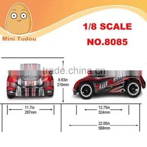 1/8 SCALE 4WD 2.4GHZ rc Car Radio Controllers Plastic Model Cars Nylon 1 8 Electric rc Cars thumbnail-4