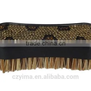 Hot! Bling Horse Face Brush With Leopard Pattern/rhinestone thumbnail-1