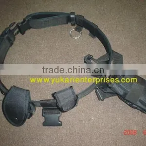 Leater Pu Sambrown Sword Flage Duty Service Web Belts thumbnail-1