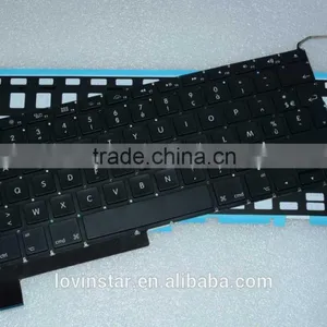 French Layout Laptop Keyboard Replacement LED Backlight For Macbook Pro 15" A1286 2008-2012 thumbnail-3
