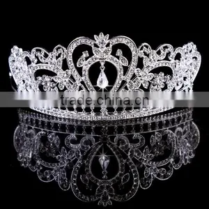 Bridal Crystal Rhinestone Wholesale Gold Sliver Crown Wedding Jewelry thumbnail-5
