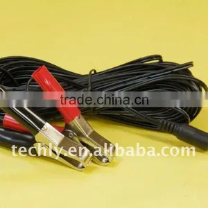 DC To Clamp 30A UL2468 22AWG 2000mm With DC5.5x2.1mm +Copper Clamp Extension Power Cable thumbnail-6