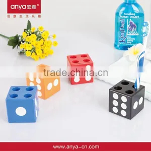 D408 2014 New Dice Shaped Bathroom Product Toothbrush Holder Single Toothbrush Holder thumbnail-1