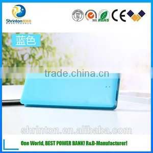 Hot Selling Customize Logo Ultra Thin USB 5000mah Power Bank thumbnail-5
