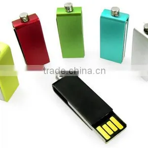 Slim Usb Metal Drive 2.0 32gb With Red Green Black Silver Color thumbnail-1