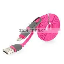 High Quality Data Cable Flat Usb Charging USB Date Cable for Iphone & Samsung S6 thumbnail-5
