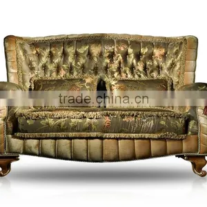 Royal Style Sofa Set Gold Embroidery Sofa Antique Sofa A55160 thumbnail-2