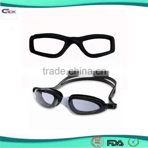 High Quality Customize Silicone Swimming Glasses Goggles Frame thumbnail-3