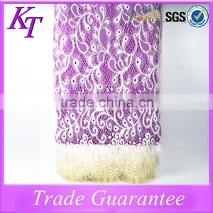2016 High Quality Wholesale Eyelash Lace Fabric for Wedding Dress thumbnail-1