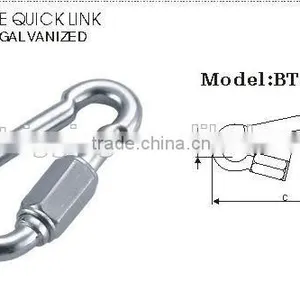 Galvanized Carabiner Type Quick Link Made in China Professional Manufacturer Link Chain Quick Link,Rigging Hardware thumbnail-2
