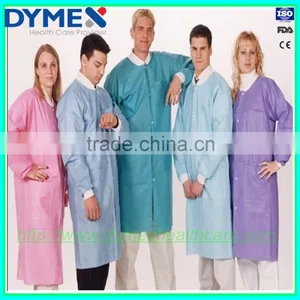 High Quality Disposable Lab Coat With Elastic Cuff thumbnail-1