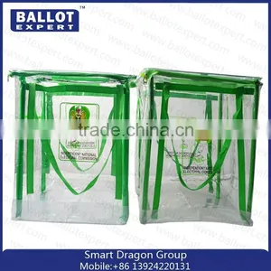 Custom Made Plastic Storage Boxes/ Clear Pvc Ballot Box thumbnail-2