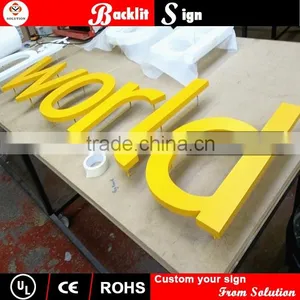 Metal Logo Sign Letter for World thumbnail-1