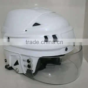 2016 Clear Visor Sport Ice Hockey Player Helmets for Sale With Ear Muff thumbnail-3