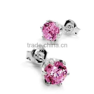 (IGC) 925 Silver Rhodium Plated Created Stone Jewelry thumbnail-1