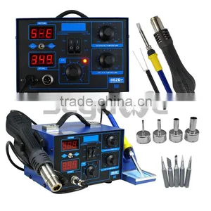 862D+ 2in1 SMD Soldering Iron Hot Air Rework Station Desoldering Repair 110V thumbnail-1