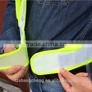 Reflectice V Shape Flashing LED Safety Vest for Security Traffic thumbnail-4