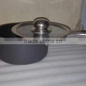 Forged/Hard Anodized Type Aluminum Nonstick Casserole Stock Pot Saucepan Milk Pot Kitchenwares thumbnail-1