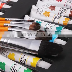 Wood Handle Nylon Material Hair Artist Brush Gift Set Paint Brush Hair Brush thumbnail-5